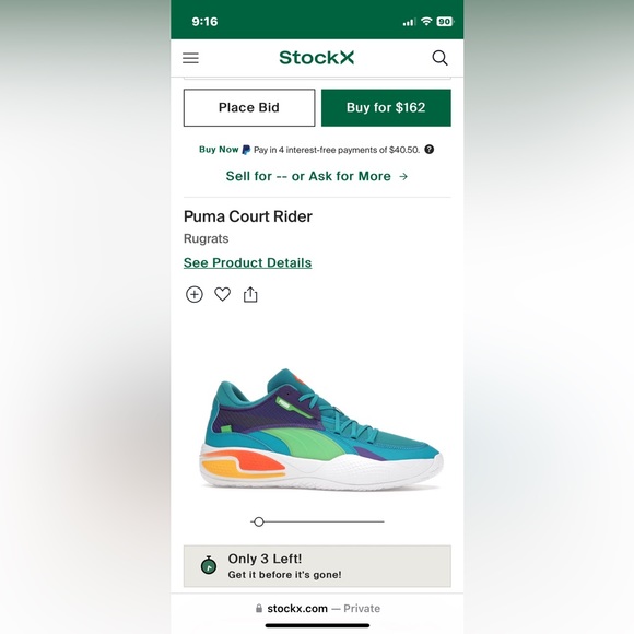 Puma Court Riders X Rugrats 
Size 12 - Picture 9 of 9